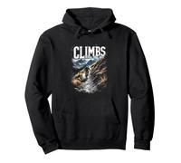 CLIMBS REVEAL TRUE GRIT Mountain Biking Adventure Pullover Hoodie