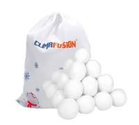 Climfusion 20 Pack Fake Snowballs, 7.6 cm/3 inch Snowballs, Parent-Child Interaction Snowball Fights, Winter Holiday Christmas for Indoor and Outdoor