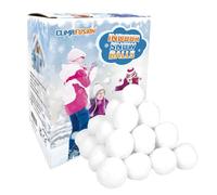 Climfusion 50 Pack Fake Snowballs, 7.6 cm/3 inch Snowballs, Parent-Child Interaction Snowball Fights, Winter Holiday Christmas for Indoor and Outdoor