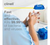 Clinell Antimicrobial Hand Wipes Pack of 1 200 Wipes Antibacterial
