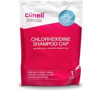 Clinell Chlorhexidine Antiseptic Shampoo Cap - Pack of 5 Cap - Anti-Bacterial, Use on Dry Hair, Kills Pathogens, Residual Protection - Rinse Free, One Step Solution