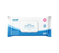 Clinell Contiplan 3-in-1 Continence Care Cloths (Pack of 25) CON25