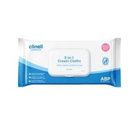 Clinell Contiplan 3-in-1 Continence Care Cloths (Pack of 25) CON25
