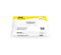 Clinell Detergent Wipes - Alcohol and Disinfectant Free - Multi-Surface for General Cleaning - Strong & Durable - Pack of 300