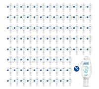 Clinell Hand Sanitiser Gel with Retractable Clip - Pack of 96 Bottles - 50 ml Per Bottle (4.8L) - Dermatologically Tested, Kills 99.99% of Germs, Moisturising, Quick Action, No Stickiness