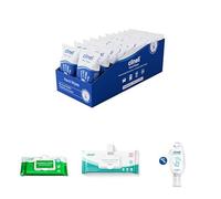 Clinell Holiday Hygiene Essentials Bundle - Travel-Ready Antibacterial & Sanitising Wipes for surface and skin