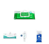 Clinell Holiday Hygiene Essentials Bundle - Travel-Ready Antibacterial & Sanitising Wipes for surface and skin