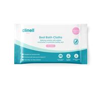 Clinell Skin Bed Bath Wipes Pack of 24 - 8 per Pack (192) - Easy to use, Containing Aloe Vera, Dermatologically Tested, Alcohol-Free, Gentle pH