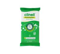 Clinell Universal Biodegradable Cleaning and Disinfectant Wipes for Surfaces - Pack of 60 - Plastic Free - Multi-Purpose Wipes, Kills 99.99% of Bacte