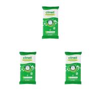 Clinell Universal Biodegradable Multi-Purpose Wipes - Pack of 180, Plastic Free, Kills 99.99% of Bacteria & Viruses - Cleaning and Disinfectant for Surfaces, Green
