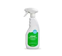 Clinell Universal Cleaning and Disinfectant Spray for Surfaces - Pack of 12 Bottles - 500 ml Each (6L) - White Spray, Kills 99.9% of Germs, No Bleach