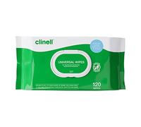 Clinell Universal Cleaning and Disinfectant Wipes for Surfaces - 9 Packs of 120 - Multi Purpose, Kills 99.99% of Germs, Effective From 10 Seconds