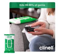 Clinell Universal Cleaning and Disinfecting Wipes for Home Pack of 16