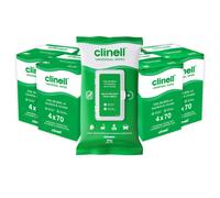 Clinell Universal Cleaning and Disinfecting Wipes for Home - Pack of 16 - 70 XL Wipes per Pack (1120 Wipes) - with Moisture Lock Lid - Kills 99.99% of