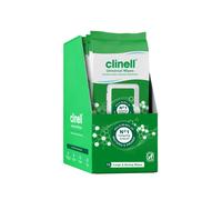 Clinell Universal Cleaning and Disinfecting Wipes for Home - Pack of 4 - 70 XL Wipes per Pack (280 Wipes) - with Moisture Lock Lid - Kills 99.99% of