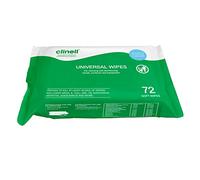 Clinell Universal Cleaning and Disinfectant Wipes for Surfaces - Pack of 72 Wipes - Multi Purpose Wipes, Kills 99.99% of Germs, Effective in 10 Seconds
