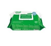 Clinell Universal Sanitising Wipes, Pack of 200 x 6 Packs