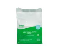 Clinell Universal Wipes, 225pk, Disinfectant, Kills 99.99% Germs