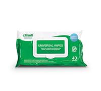 Clinell Universal Wipes - Medium (200mm x 200mm) x 40 (D5956)