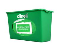 Clinell Wall Mount Dispenser - Wipe Dispenser - Easy to Clean, Ideal for Hospitals and Care Homes - Green