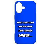 Cling cling cling man you cappin drip splash water | Rap Case for iPhone 17