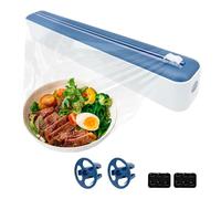 Cling Film Dispenser 2-in-1 Tin Foil Cutter for 30㎝×4㎝ Wall-Mounted for Kitchen Home and Restaurant