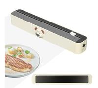 Cling Film Dispenser and Cutter with Dog Pattern, Adjustable Magnetic Tin Foil Dispenser and Cutter, Compatible with 15cm 25cm 30cm Rolls