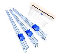 Cling Film Dispenser, Sliding Cutter, Foil Cutter, Aluminium Foil Dispenser, Foil Dispenser, Pack of 4, 33 cm / 38 cm, Foil Dispenser Can be Mounted on a Cling Film Box, Aluminium Foil Dispenser