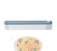 Cling Film Wrap Dispenser With Cutter | 2 In 1 Cling Film Dispenser And Cutter Wrap Dispenser Professional Cling Film Slide Cutter,Household Cling Film Cutter Dispenser,Smoothly,Home Kitchen Supply