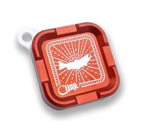Cling Fishing Products Mag Grab® Mini - Compact Magnetic Fly Holder/Fly Patch & Organizer for Fly Fishing Vest, hat, Waders and Fishing Packs (Center of Attention, Orange)