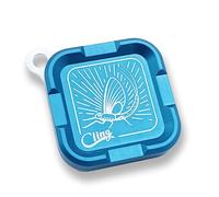 Cling Fishing Products Mag Grab® Mini - Compact Magnetic Fly Holder/Fly Patch & Organizer for Fly Fishing Vest, hat, Waders and Fishing Packs (Rising Dun, Blue)