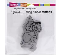 Cling Frankencat Rubber Stamp