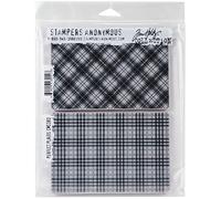 Cling RBBR Stamp Set PFCT Plaid
