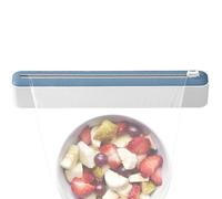 Cling Wrap Dispenser with Cutter,Adjustable Aluminum Foil Cutter | Quick Cut Manual Dispensing Box for Food Snack Fruit Preservation Wax Paper Cling Wrap