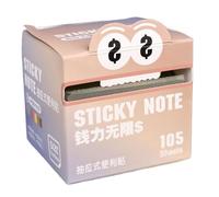 Clingable Note Pad - Cartoonss Stick-on Memo Paperss, Self-Adhesiive Scratchss | Paste-on Cardss Famiily Coworkerss, Fun Jotting Sheetss School Suppliess for Men Women Youth Teenss