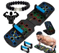 Clingman Push Up Board, Multi Clingman Foldable Pushup Board for Mento Exercise Chest to Build a Perfect Bod (1 Set)