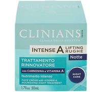 CLINIANS Intense A Lifting Wrinkles Night Treatment 50 ml | Anti-wrinkle, dermatologically tested, Made in Italy