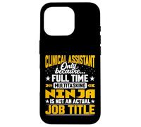 Clinical Assistant Job Title - Clinical Secretary Adjunct Case for iPhone 16 Pro