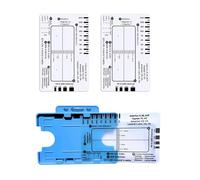 Clinical Electrocardiogram Reference Guide Card for Efficient Heart Data Reading Interpretation Educational Environment Pocket Sized Electrocardiogram Ruler