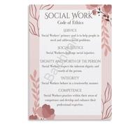 Clinical Ethics Poster Social Work Practice Guide