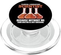 Clinical Laboratory Scientist Medical Science Lab Technician PopSockets PopGrip for MagSafe