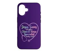 Clinical Nurse Specialist Christian Case for iPhone 16