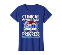 Clinical Psychologist in Progress Trainee Student T-Shirt, Women, Royal Blue, Small