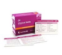 Clinical Skills Flash Cards - No Fluff - Only Essential Info for Nursing School - 2025 NCLEX ATI HESI Review LPN RN Flash Cards (94 Cards)