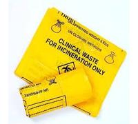 Clinical Waste Bags (Yellow) - Heavy Duty Sacks - 17in x 25in (x25)