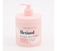Clinical Works ~ Retinol Body Butter Replenishing Rose & Aloe 500ml