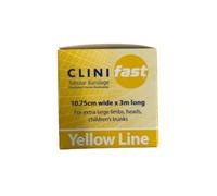 Clinifast Tubular Bandage, 10.75 cm x 3 m, Yellow