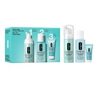 Clinique 3-Phase-system-care 3-Step-skin-care-systemClear Skin Routine Mini Kit 1 Anti-Blemish Solutions Cleansing Foam 50 ml + 1 Anti-Blemish Solutions Clarifying Lotion 60 ml + 1 Anti-Blemish Soluti