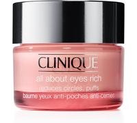 Clinique All About Eyes Rich Eye Cream For Dark Circles With Hyaluronic Acid |