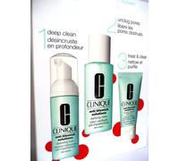CLINIQUE Anti-Blemish Set Cleansing Foam Clarifying Lotion Clearing Treatment